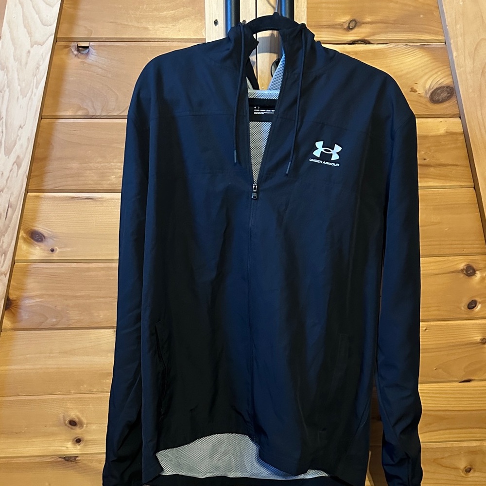Under Armour  Black Windbreaker